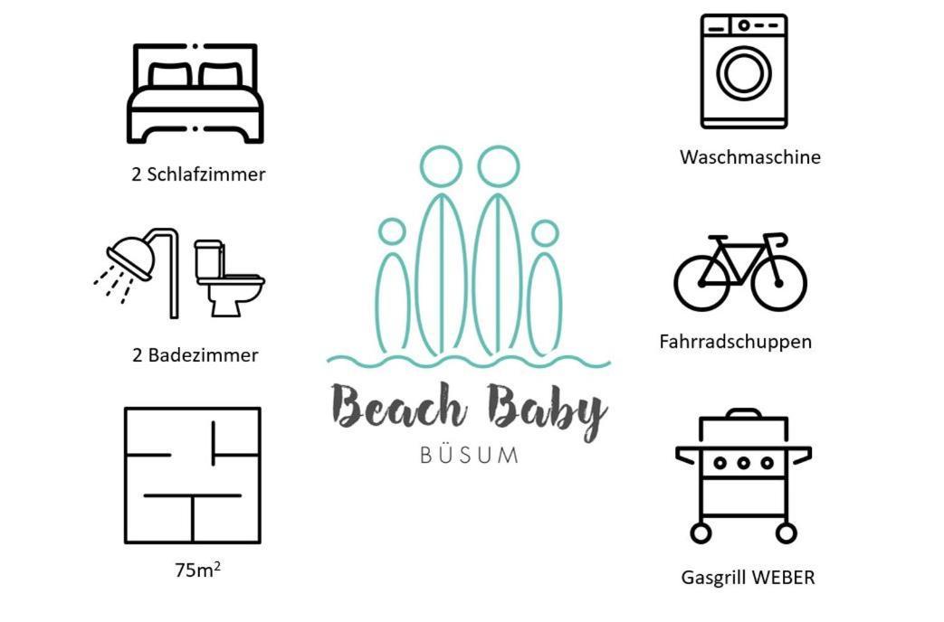 Ferienwohnung Beach Baby 2 Büsum Εξωτερικό φωτογραφία